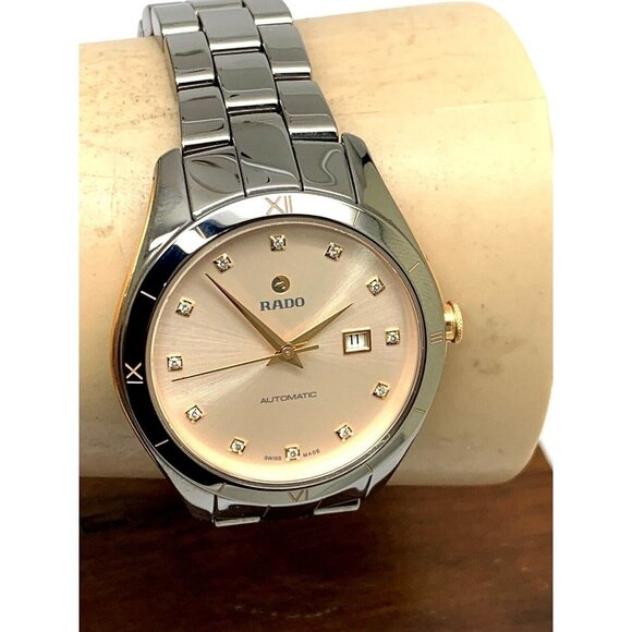 Rado Women's Watch R32043712 Hyperchrome Swiss Automatic Diamond Rose Dial - Picture 11 of 14